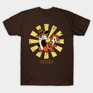 Chip N Dale Retro Japanese T-Shirt